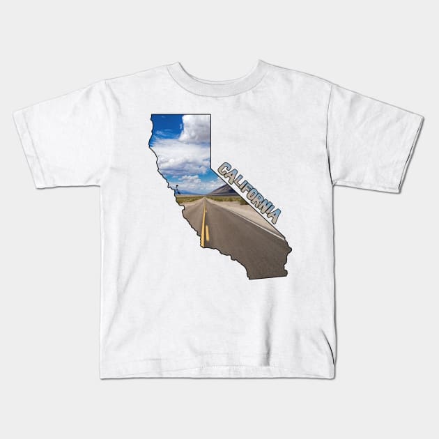 California (Death Valley) Kids T-Shirt by gorff